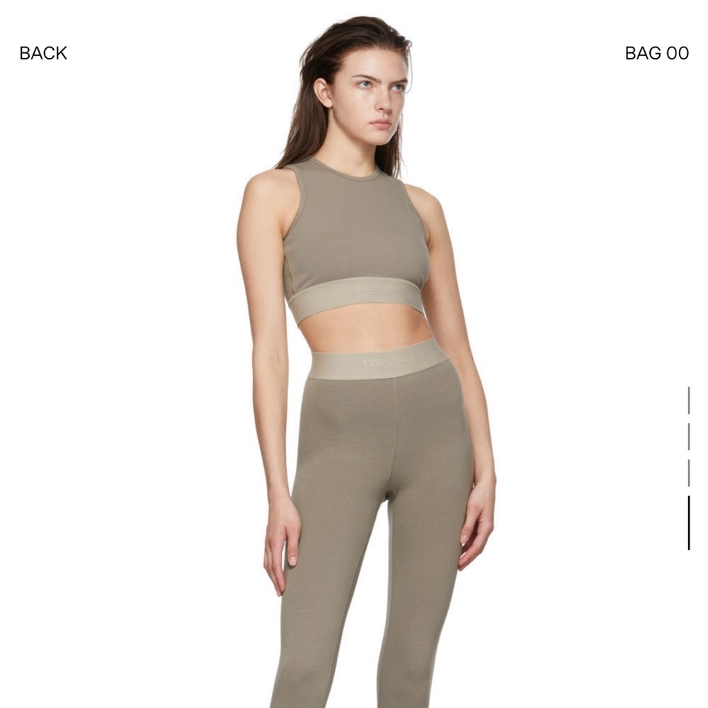 Essentials SHORT Taupe Set